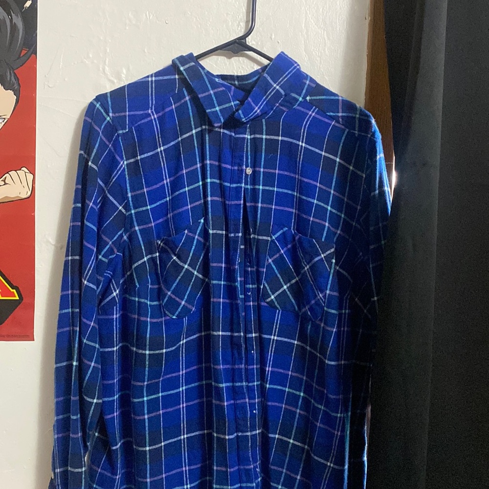 Blue flannel